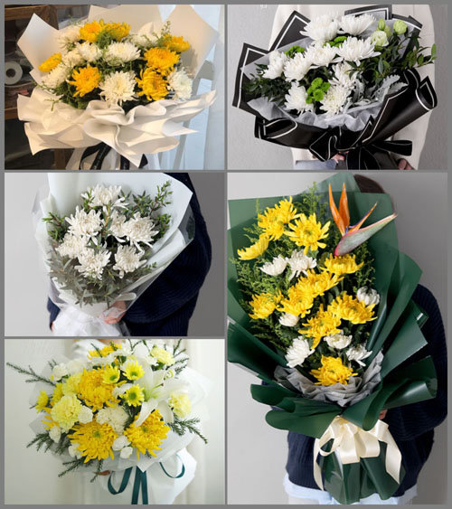 贵州毕节市黔西县锦星镇庆民村白事花束代送